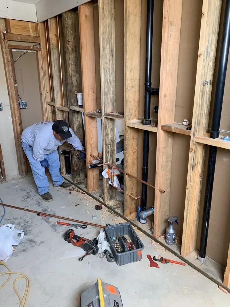 Commercial rough-in plumbing for Gas Line Repair in Aurora
